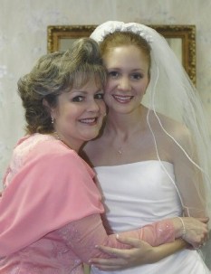 Mom and Amy at wedding