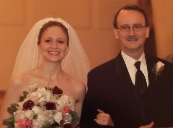 Me and Dad at wedding